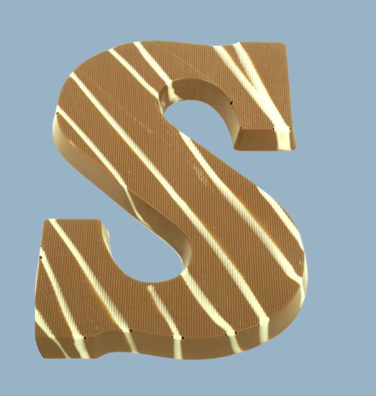 Zakelijk - Sint - Chocoladeletter S