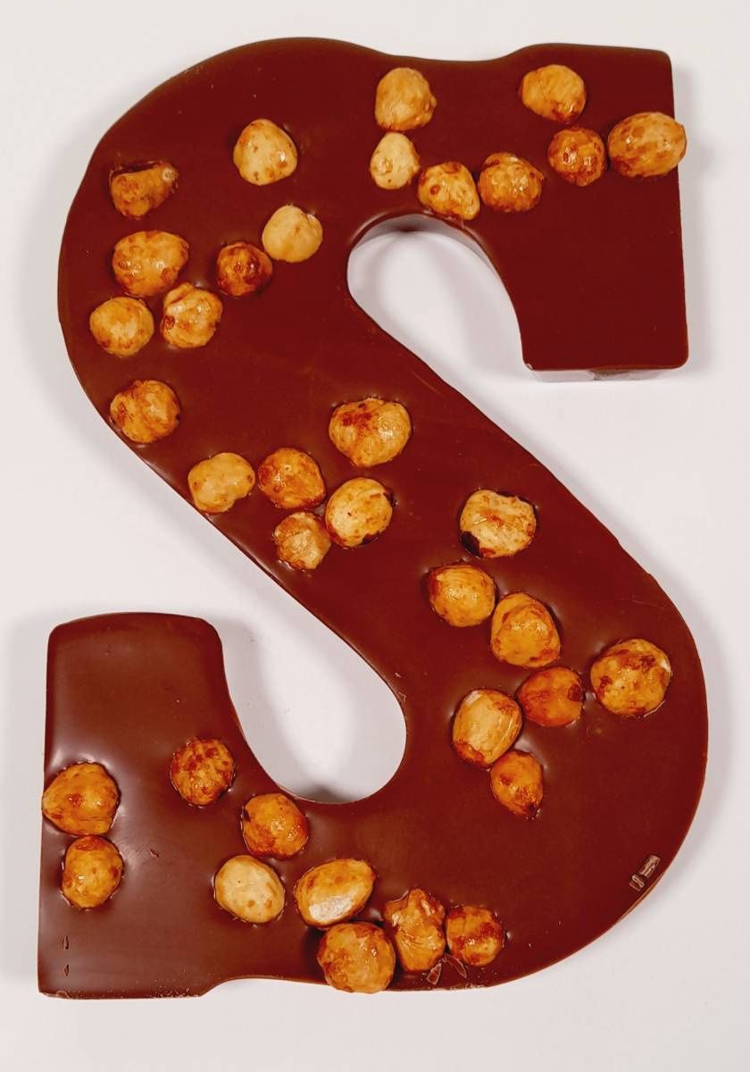 Chocoladeletter hazelnoot