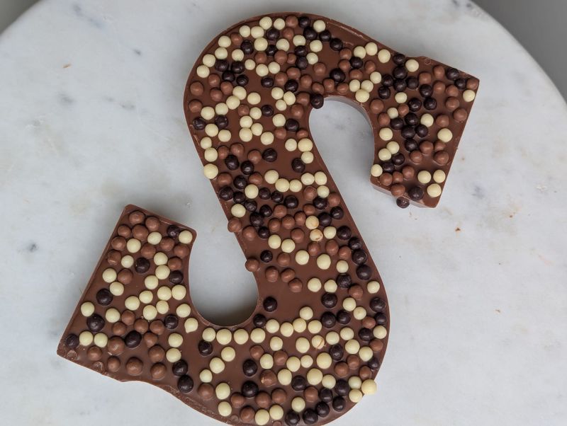 Chocoladeletter praliné Chocoladeletter praliné