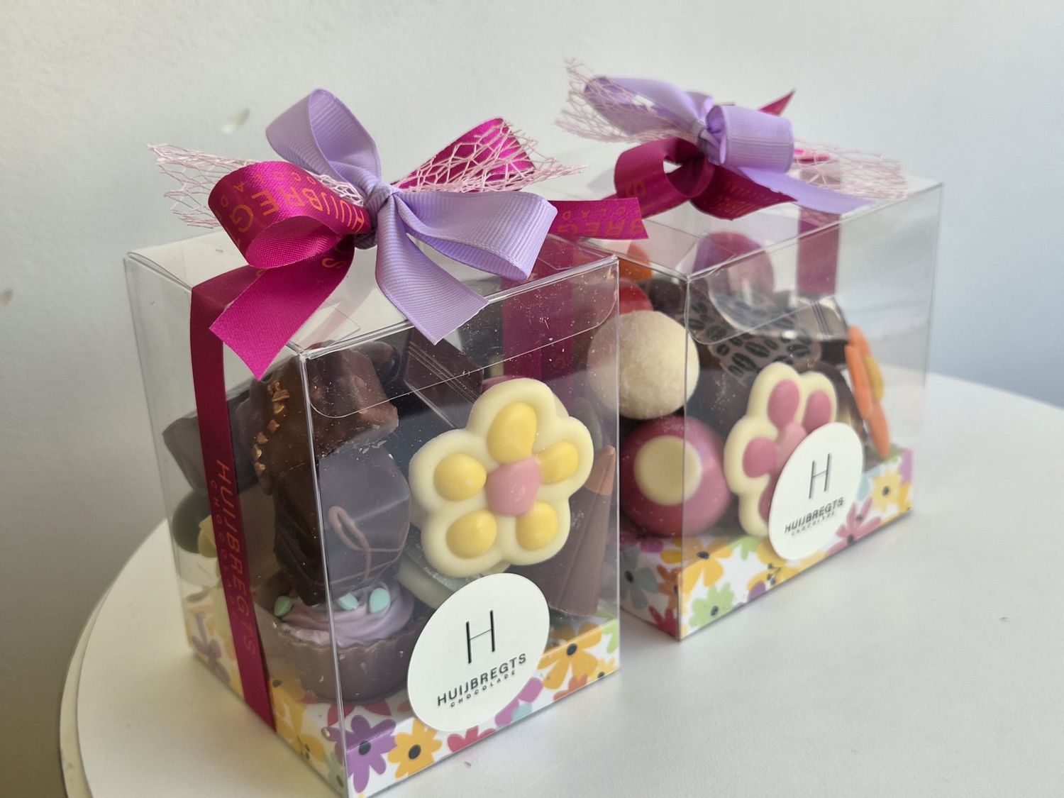 Cubebox  transparant flower