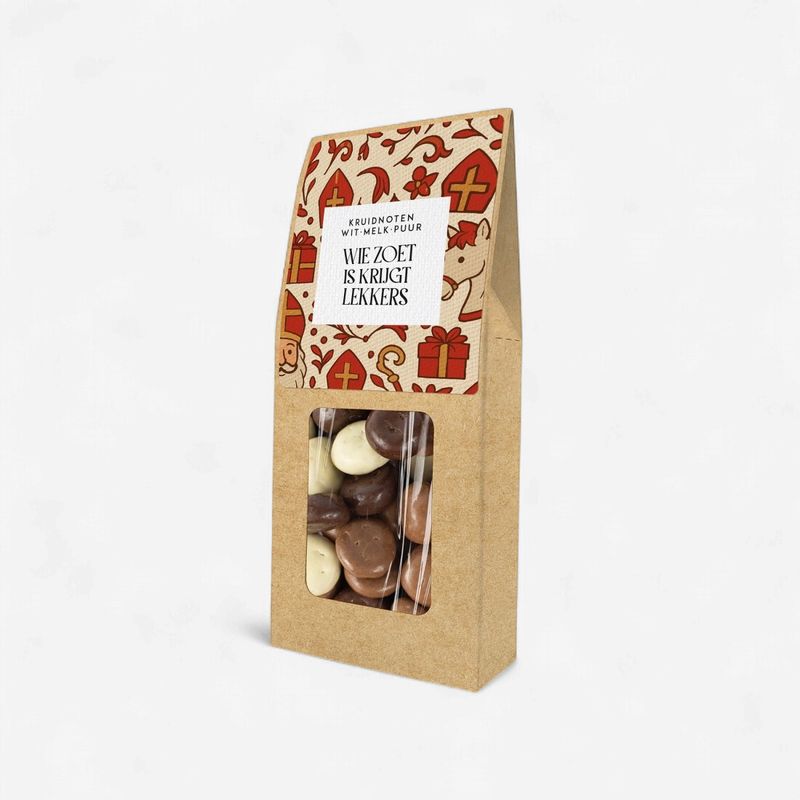 Brievenbus Kruidnoten Chocolade assorti 80g - 50st
