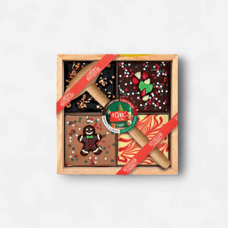 Chocolat Casser 4 in 1 de Noel 350g - 4st