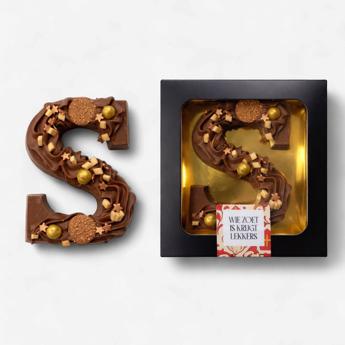 Chocolade letter melk 140g - 12st