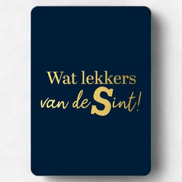 Cadeaukaart Sint / Kerst A7 - p.s.