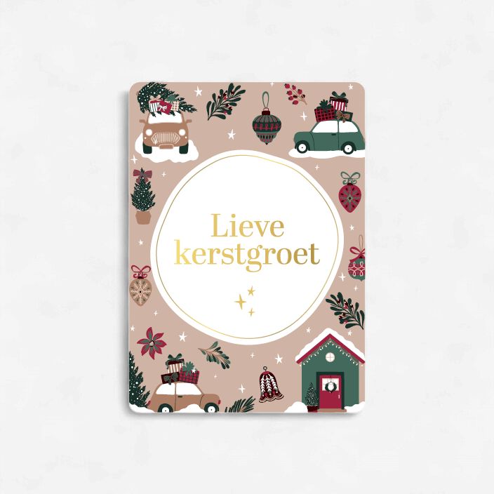 Cadeaukaart Sint / Kerst A7 - p.s.