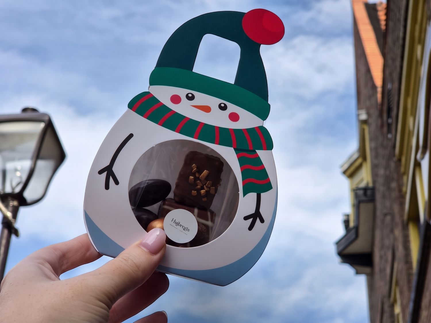 Chocoladecadeau - Sneeuwpop
