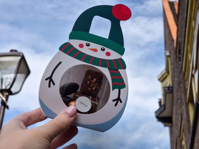 Chocoladecadeau - Sneeuwpop