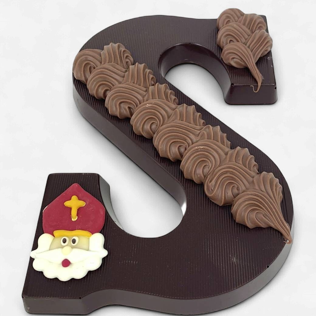Chocoladeletter luxe puur - 250 gr