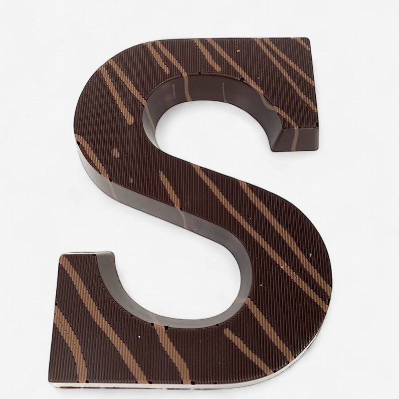 Chocoladeletter klein puur - S