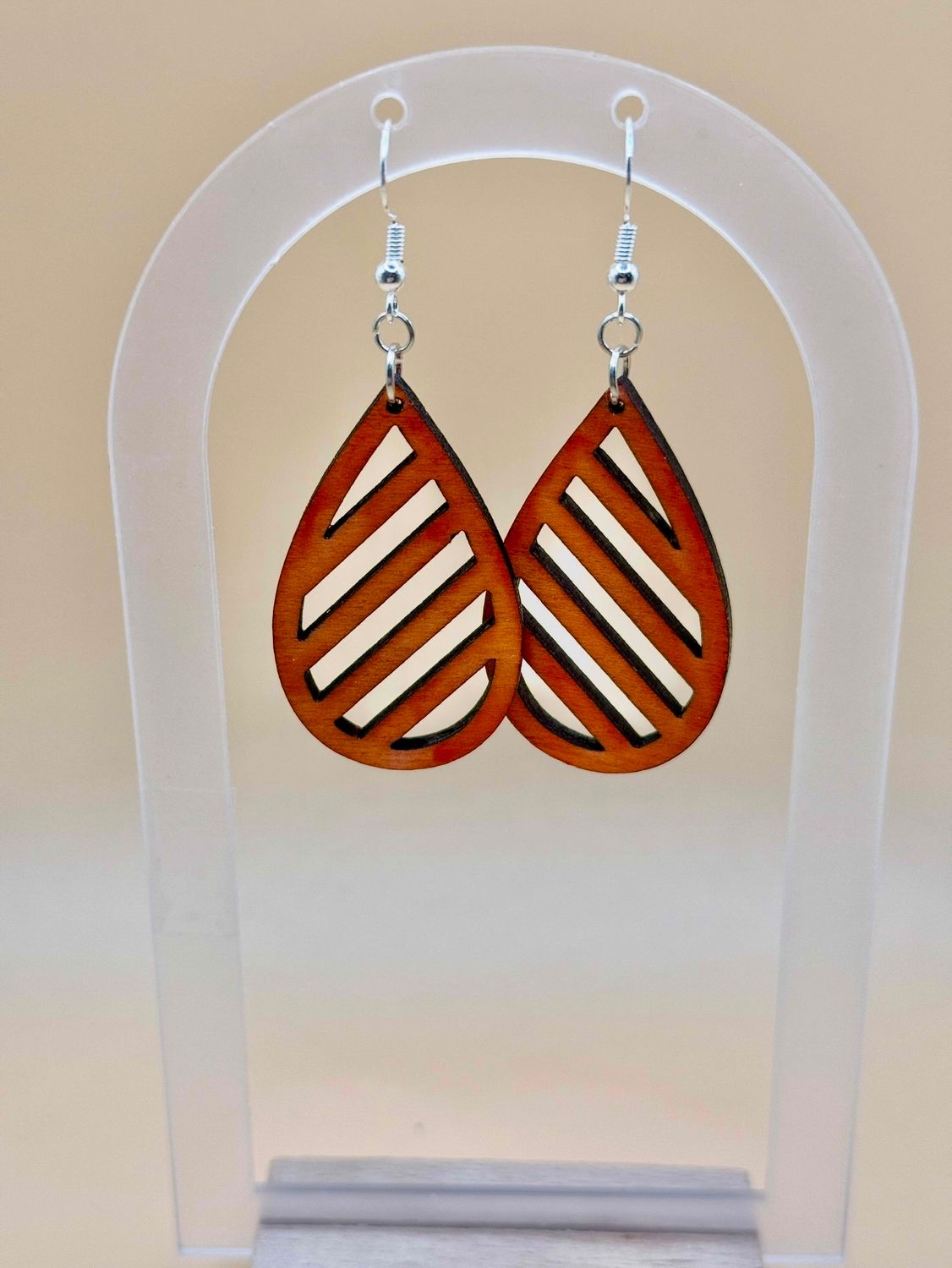 Teardrop Orange Backslash