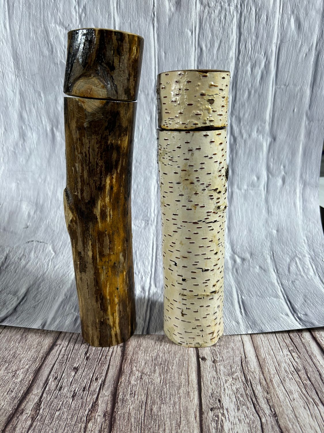 Salt and Pepper grinder set.
