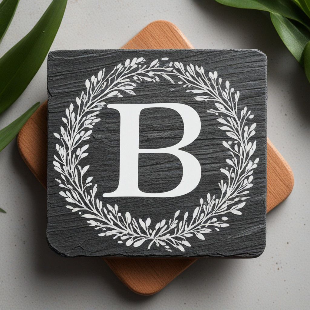 Customized Slate Coaster, square
