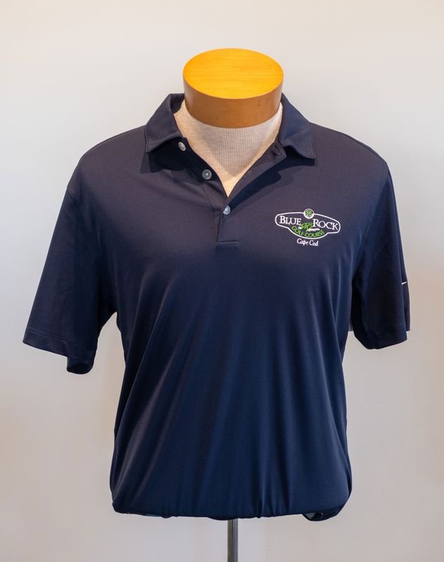 Men's Dri-FIT Vertical Mesh Polo (Marine) M