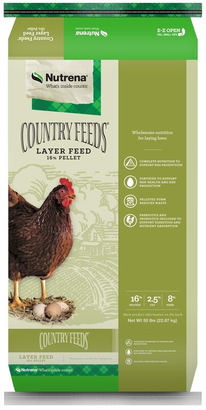 Country Feeds Layer 16% Pellet