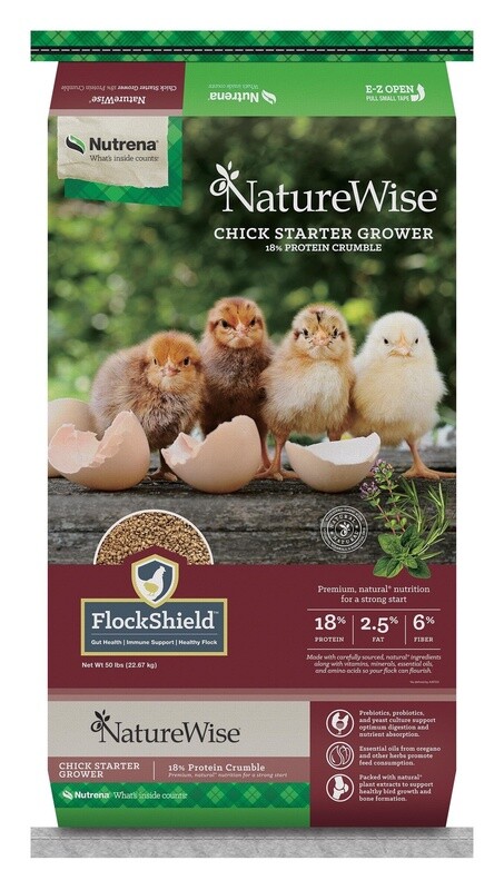 Nature Wise Chick Starter Grower Crumble 18%