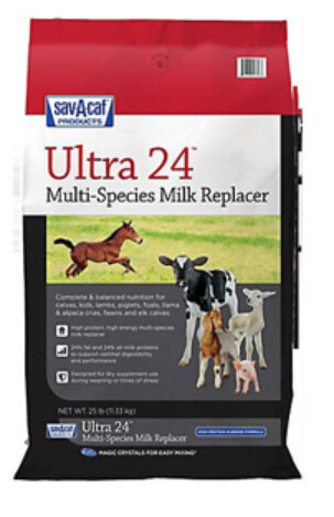 Sav-A-Caf Ultra 24 Multi-Species Milk Replacer - 25 lb
