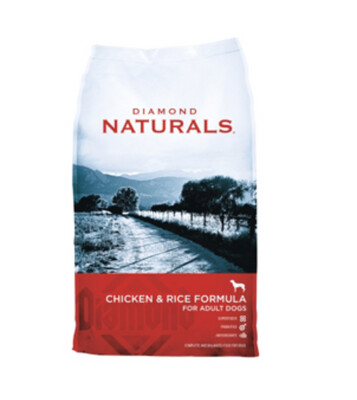 Diamond Naturals Chicken &amp; Rice for Adult Medium Dog Breeds - 40 lb