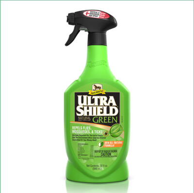 ULTRASHIELD GREEN NATURAL FLY REPELLENT - 32 OZ