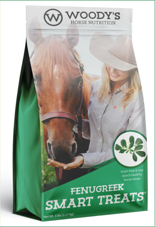 WOODY&#39;S HORSE NUTRITION SMART TREATS FENUGREEK 5-LBS