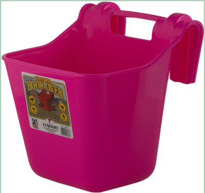 HOOK OVER FEEDER 12 QT - HOT PINK