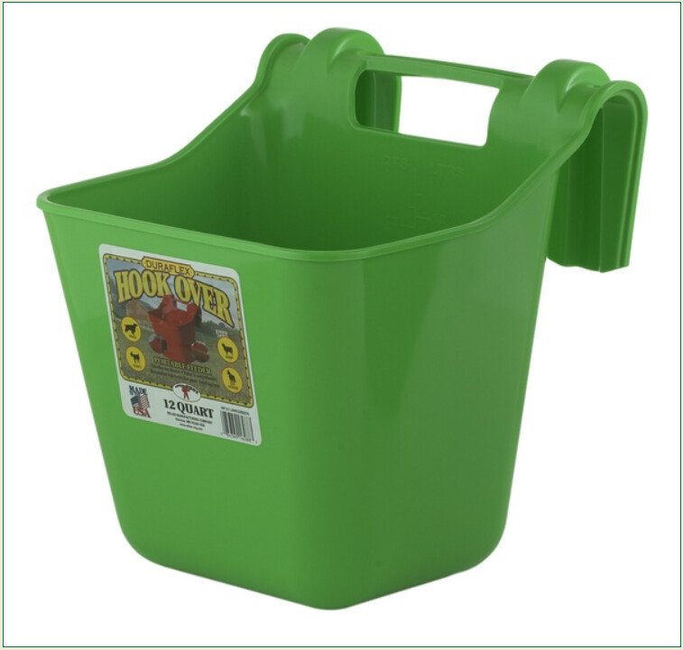HOOK OVER FEEDER 12 QT - LIME GREEN
