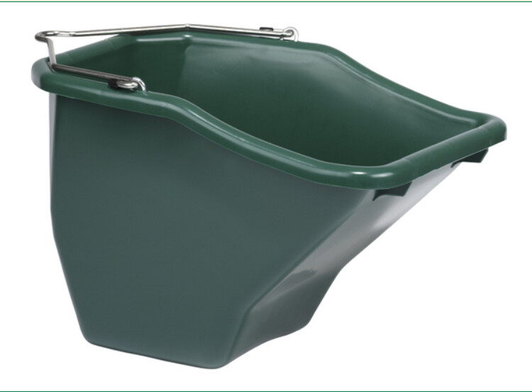 BETTER BUCKET FLAT-BACK PLASTIC 10-QUART GREEN
