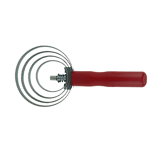 Spiral Reversible Steel Curry Comb