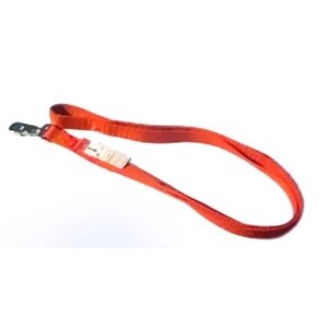 Dog Leash Nylon Hunting Single Layer - 1&quot; x 4&#39;, Hot Orange