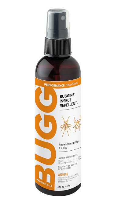 BUGGINS IV Performance Insect Repellent 25% DEET with a Fresh Clean Scent