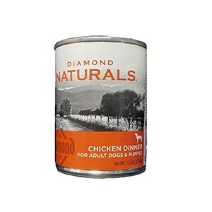 Diamond Naturals Canned Chicken Dinner For Adult Dogs &amp; Puppies 13.2 oz