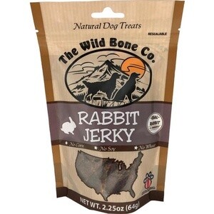WILD BONE CO. RABBIT JERKY 2.25-OZ