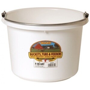 Bucket 8qt- White