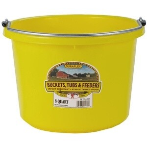 Bucket 8qt- Yellow