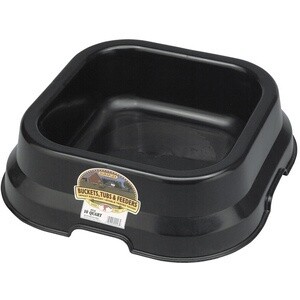 PAN SQUARE 10-QUART PLASTIC BLACK