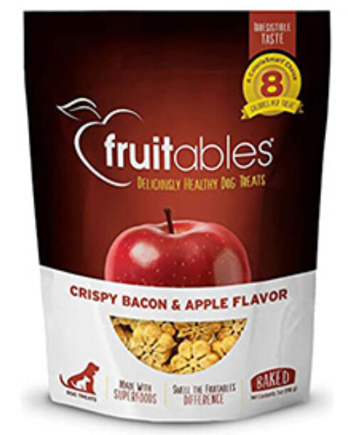 Fruitables Bacon and Apple Dog Treat 12oz
