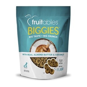 Fruitables Biggies Almond Butter and Coconut Dog Treat 16oz