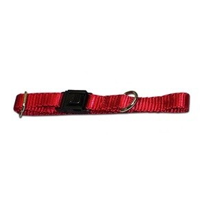 OmniPet Medium Adj. Dog Collar Red