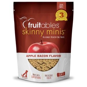 Fruitables Skinny Mini - Apple Bacon Dog Treat 5 oz