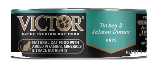 Victor Canned Cat Food Turkey and Salmon Pate