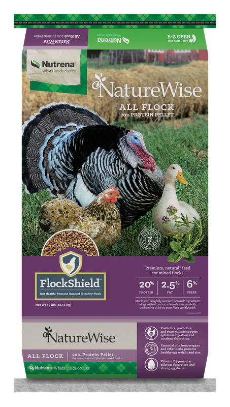 Nature Wise All Flock 20% Pellet