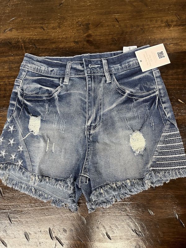 American Flag Short Shorts