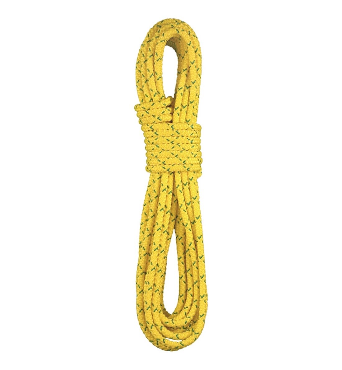 Sure-Grip River Rescue Rope with HMPE, Size: 9.5MM, Color: Yellow w/ Green Tracer, Quantity: foot
