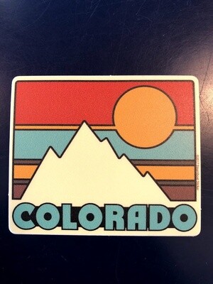 Retro Ski Pin - Sticker