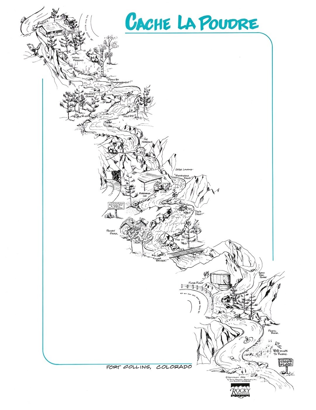 Poudre River Poster