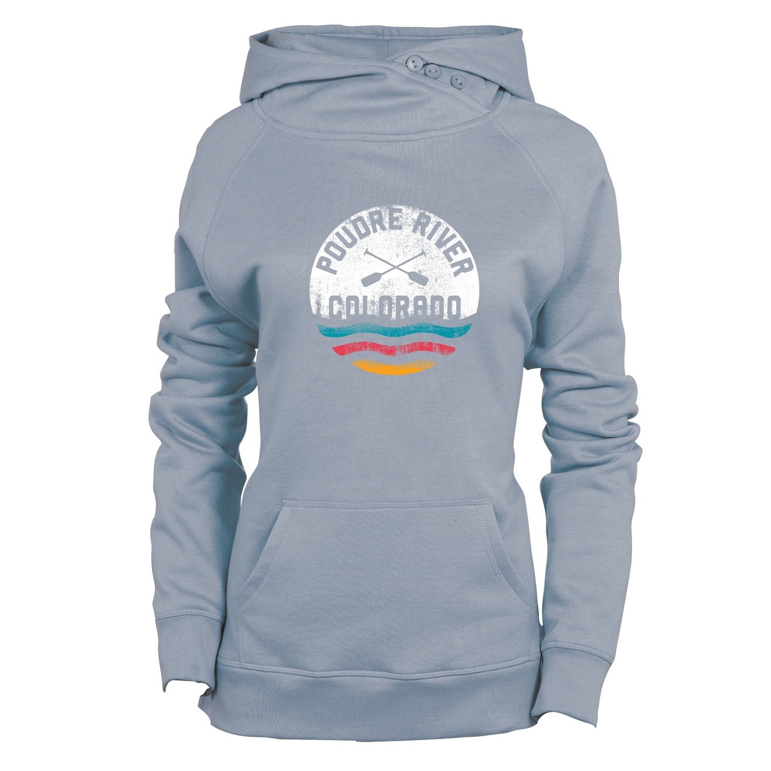 W Cozy Asym Hood