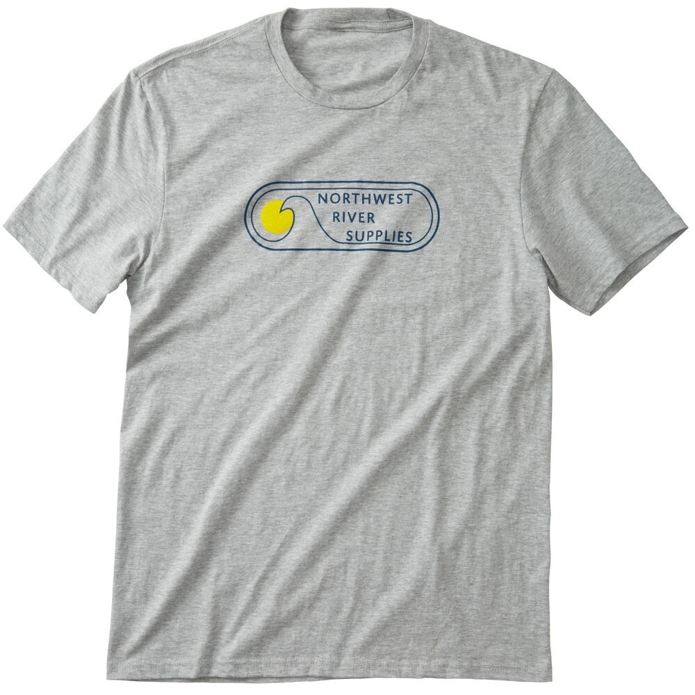 NRS M's Retro T-Shirt, Color: Gray, Size: S