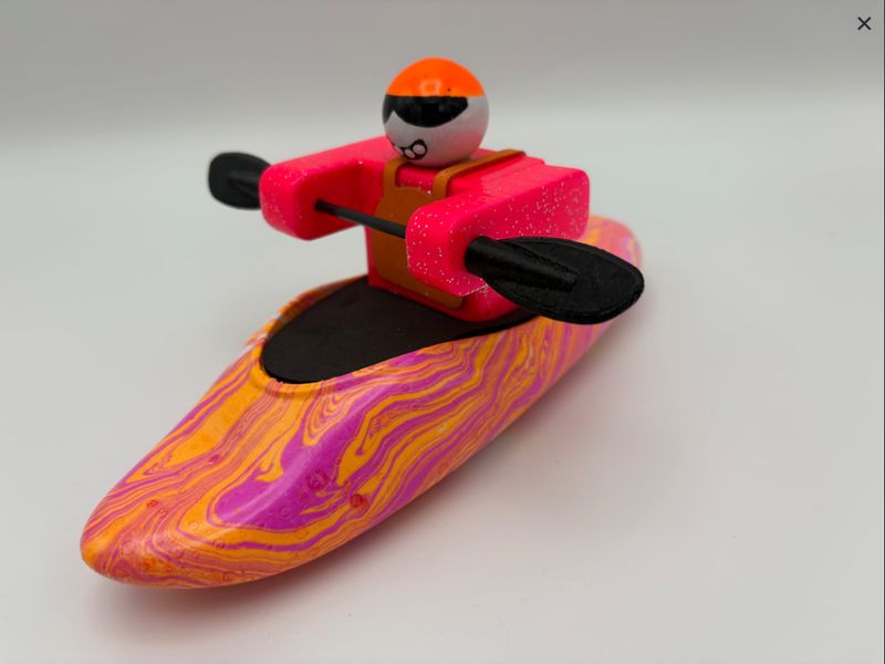 Plastic Swirl Play Boat Foamie Boaters - Asst Colors