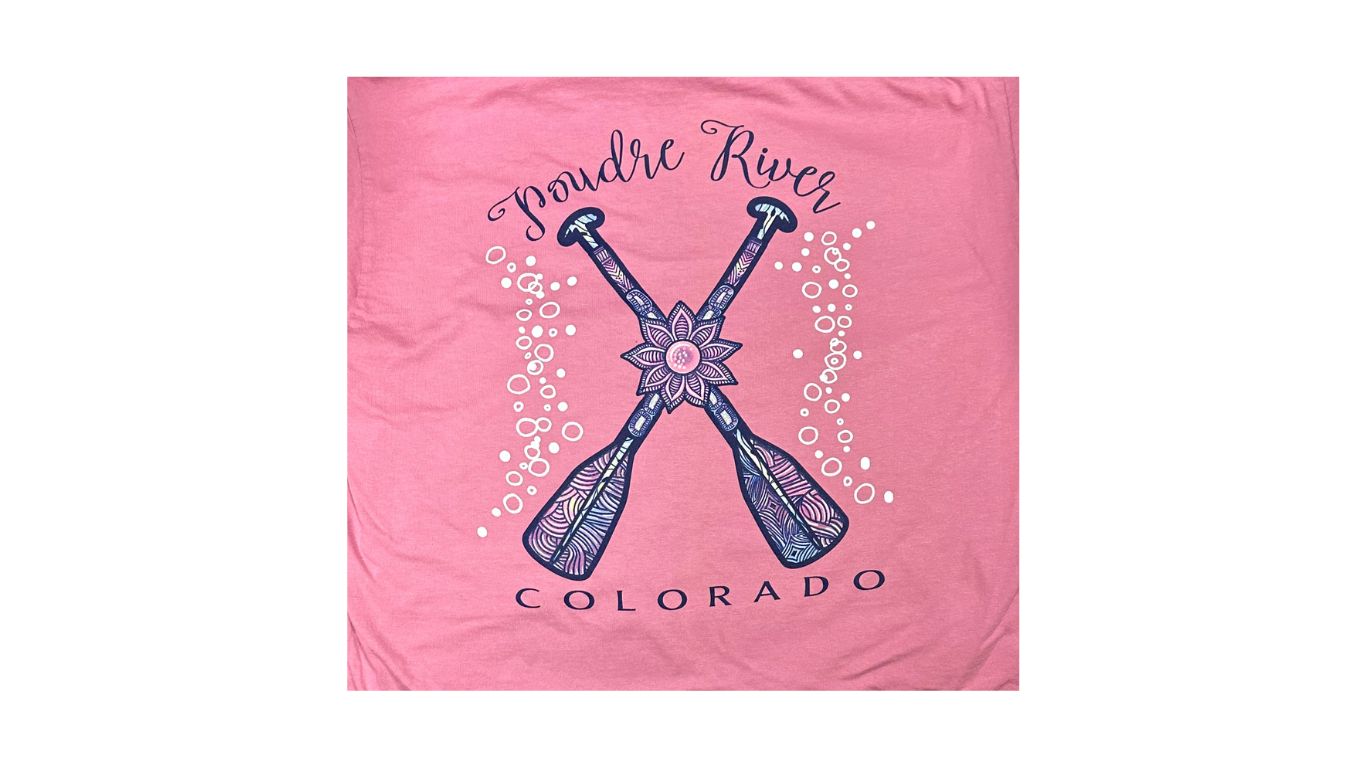 Bubbling XD Paddles LS Shirt, Color: Dusty Rose, Size: S