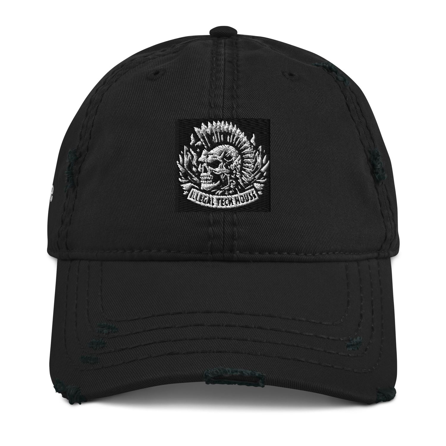 Illegal Tech House by Orville Kline - Distressed Dad Hat