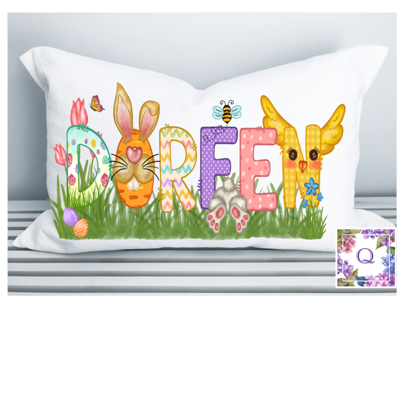 Personalized Easter Pillowcase